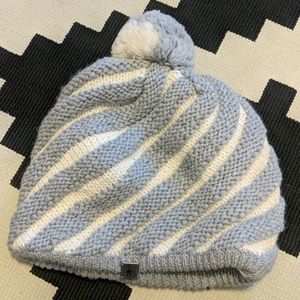 Smartwool women's warmest hat, light grey & cream